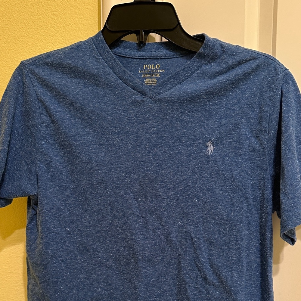 Polo by Ralph Lauren Kids Heather Blue Tee